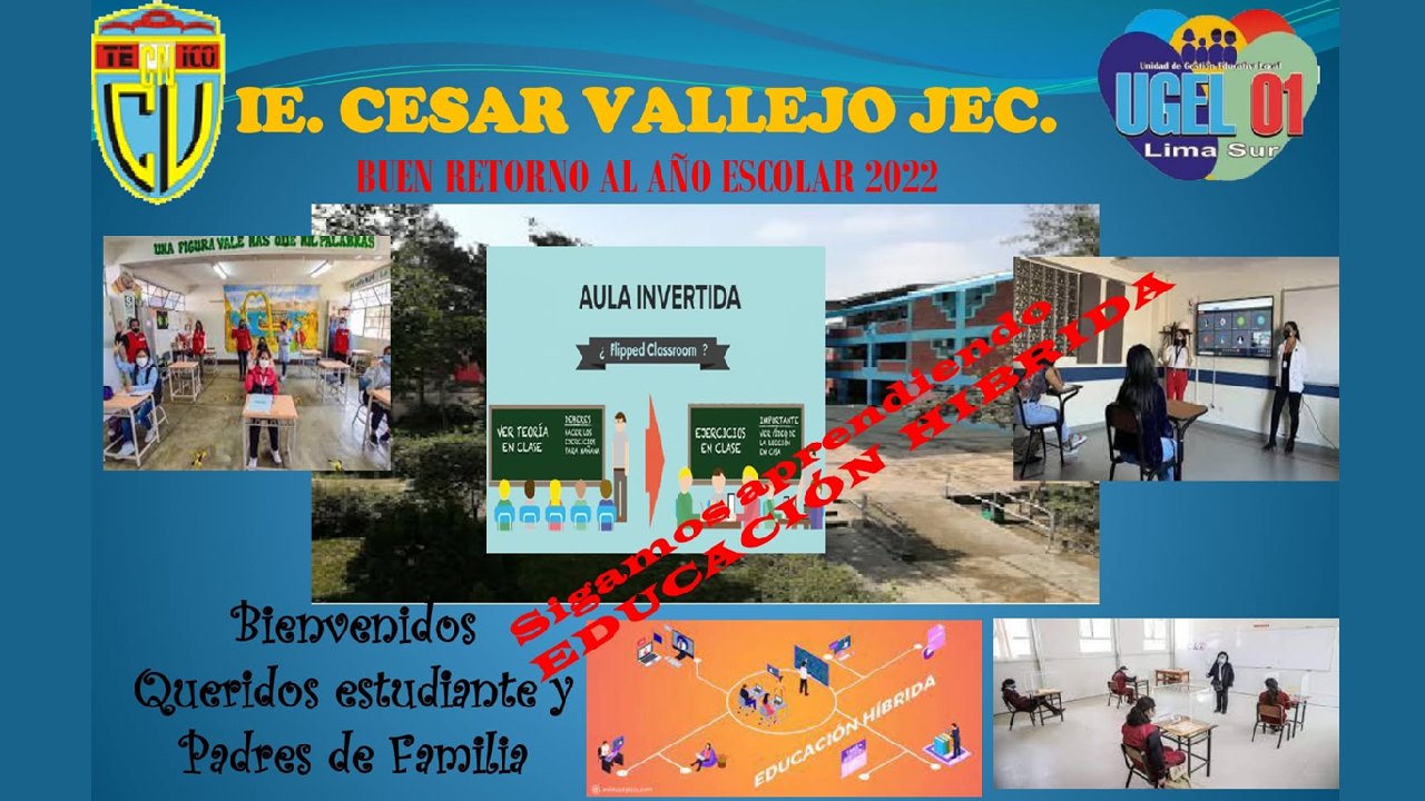 Estudiantes de la IE César Vallejo